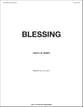 Blessing SATB choral sheet music cover